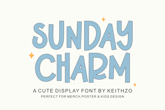 限时免费获取字体 Sunday Charm[Windows、macOS][$10→0]