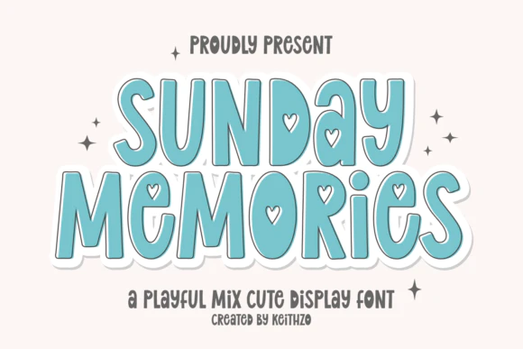 限时免费获取字体 Sunday Memories[Windows、macOS][$10→0]
