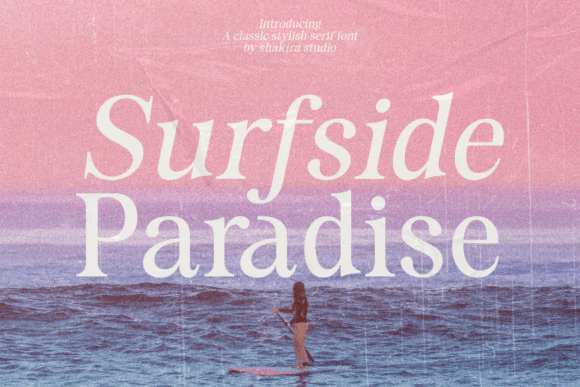 限时免费获取字体 Surfside Paradise[Windows、macOS][$17→0]-反斗限免