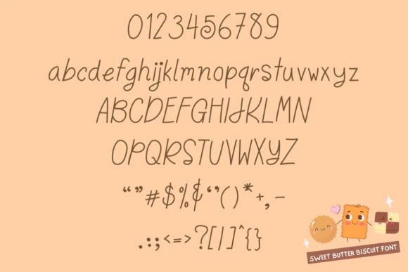 限时免费获取字体 Sweet Butter Biscuit[Windows、macOS][$39→0]
