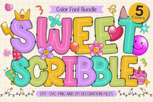 限时免费获取字体 Sweet Scribble Font[Windows、macOS]