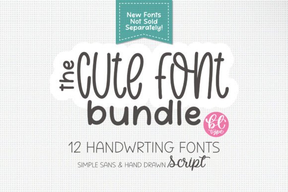 限时免费获取字体包 The Cute Handwriting Bundle[Windows、macOS][$12→0]