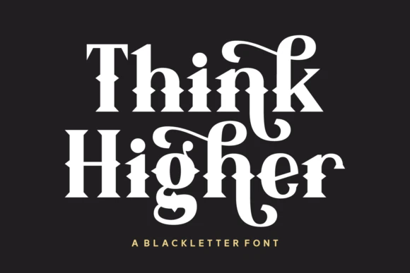 限时免费获取字体 Think Higher[Windows、macOS]