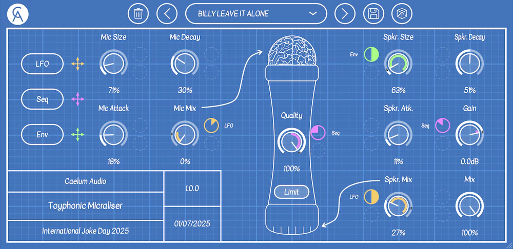限時免費獲取音頻插件 Toyphonic Micraliser[Windows、macOS、iOS]