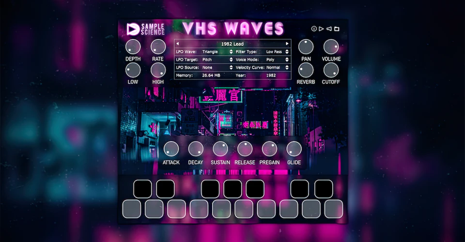 限时免费获取音频插件 VHS Waves[Windows、macOS][$30→0]