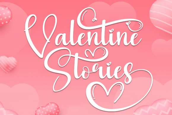 限时免费获取字体 Valentine Stories Font[Windows、macOS][$12→0]