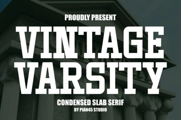 限时免费获取字体 Vintage Varsity[Windows、macOS][$12→0]