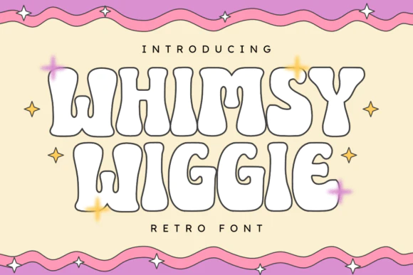 限时免费获取字体 Whimsy Wiggle Font[Windows、macOS]-反斗限免