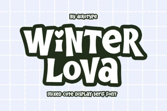 限时免费获取字体 Winter Lova[Windows、macOS][$12→0]