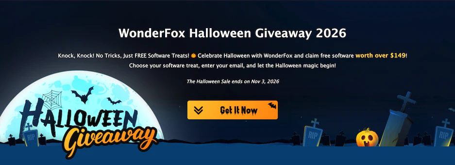 WonderFox 2026 年万圣节软件赠送[Windows][$149→0]