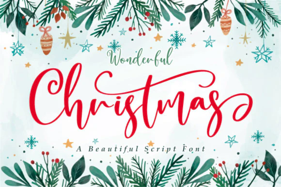 限时免费获取字体 Wonderful Christmas[Windows、macOS][$16→0]-反斗限免