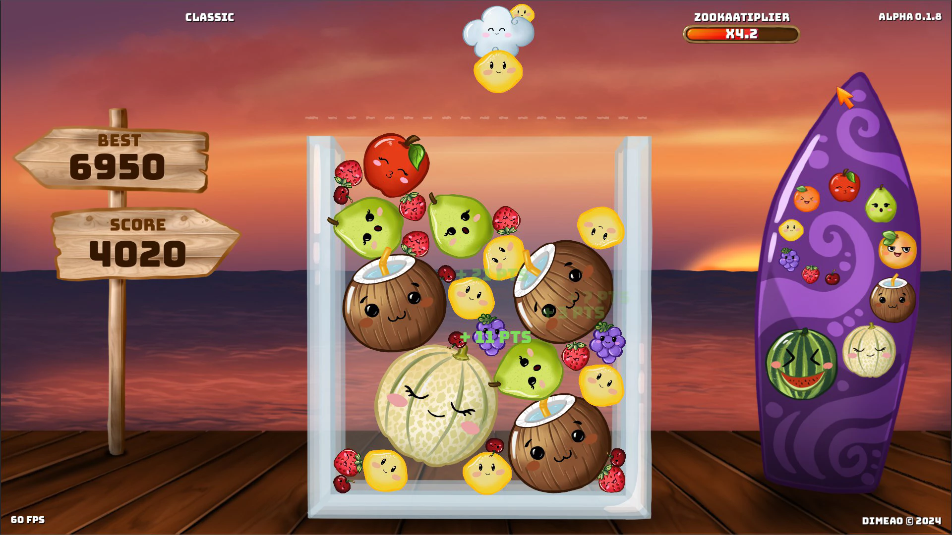 免费获取游戏 Zookaa Fruits[Windows、macOS、Linux][$1.49→0]