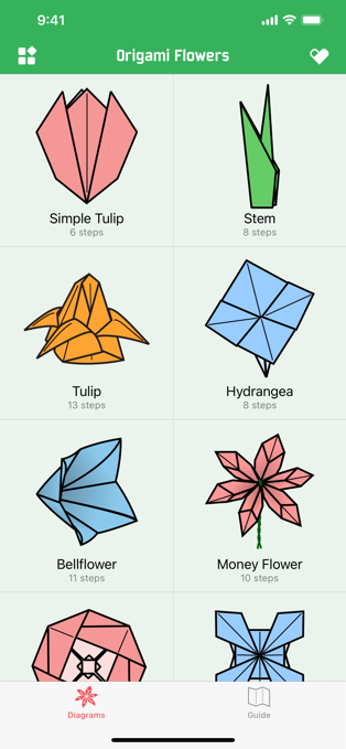 Origami Flowers - 轻松学习折纸花[iOS][￥18→0]