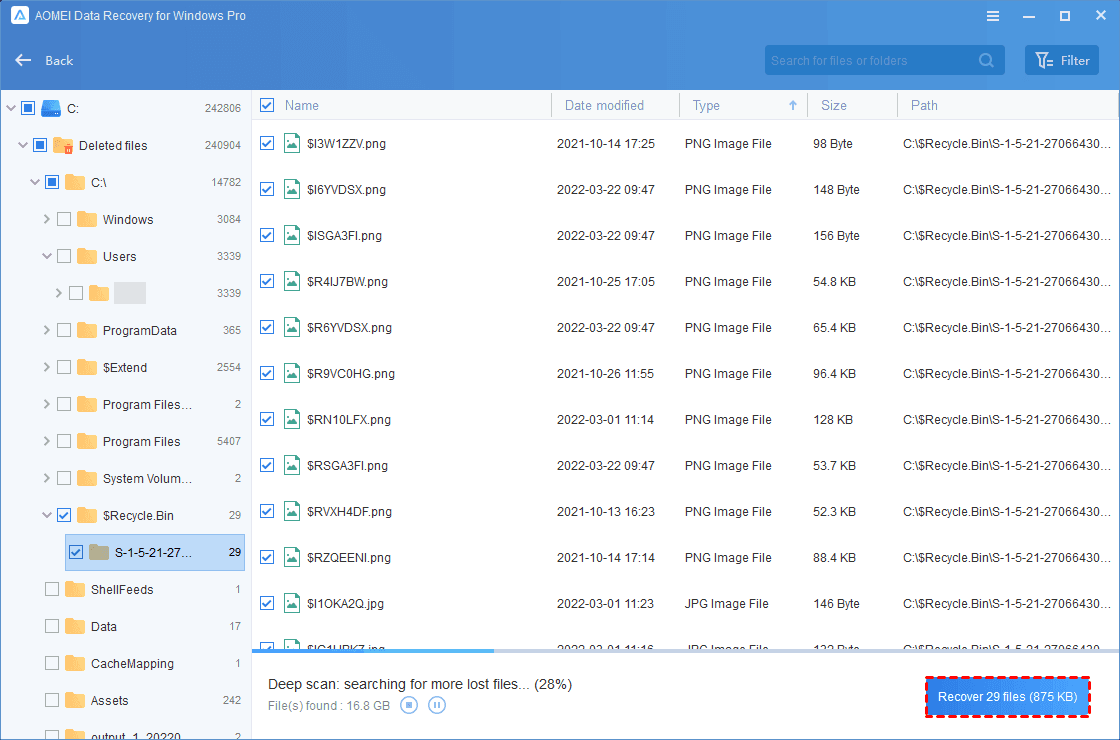 AOMEI MyRecover Pro - 数据恢复工具[Windows][$49.95→0]