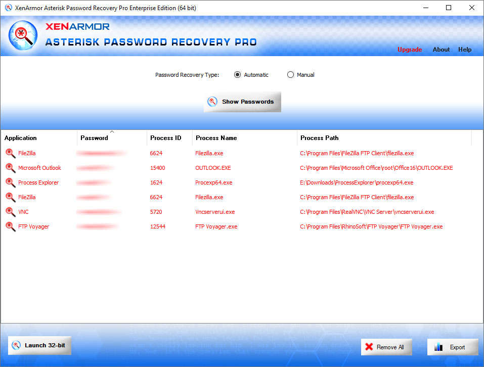 Asterisk Password Recovery Pro - 星号密码显示工具[Windows][$19.95→0]