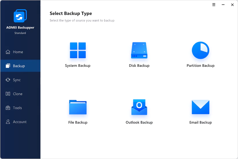 AOMEI Backupper Home – 系统备份还原软件[1年授权][Windows][$29.95→0]-反斗限免