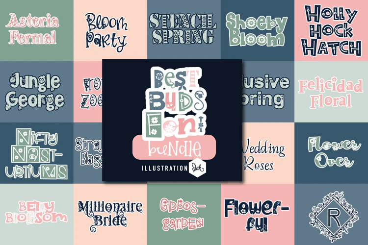 限时免费获取字体包 Best Buds Font Bundle[Windows、macOS][$12→0]-反斗限免