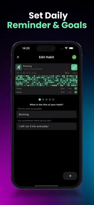 HabitStack - 习惯养成跟踪工具[iPhone][内购限免]