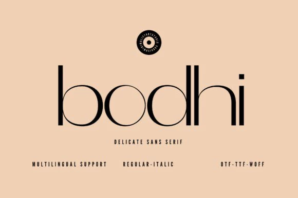 限时免费获取字体 Bodhi[Windows、macOS][$20→0]