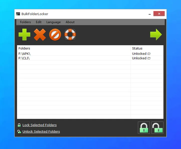 BulkFolderLocker PRO - 批量锁定文件夹[Windows]-反斗限免