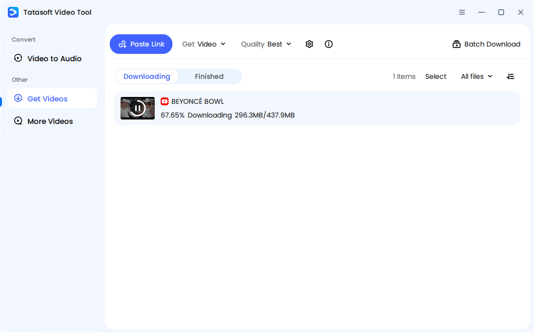 Tatasoft Video Tool - 视频下载工具[Windows][¥34.99→0]