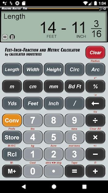 Measure Master Pro Calculator - 测量大师专业计算器[Android][$14.99→0]