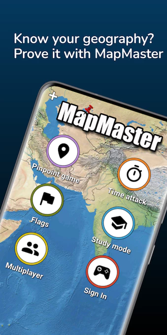 MapMaster - 地理游戏[Android][$0.99→0]