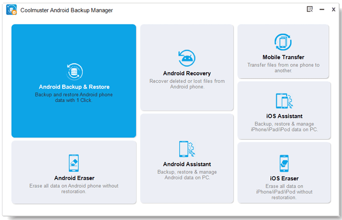Coolmuster Android Backup Manager – 安卓备份工具[Windows][$19.95→0]