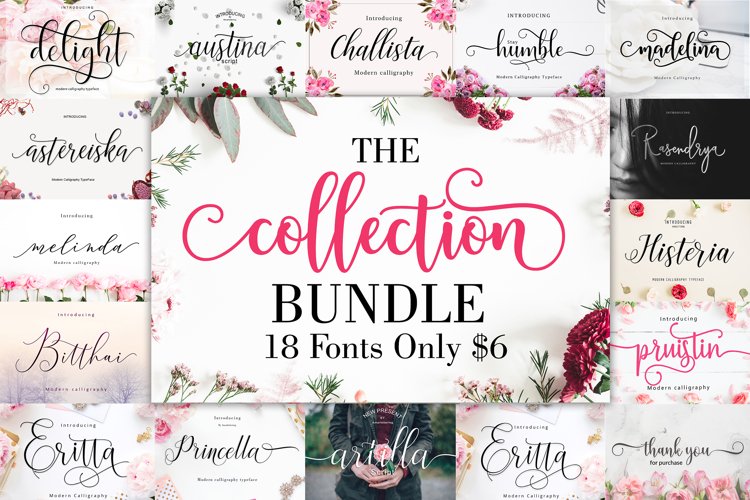 限时免费获取字体包 The Collection Bundle[Windows、macOS][$10→0]-反斗限免
