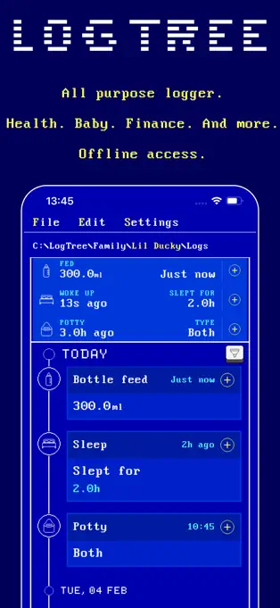 LogTree - 复古风格人生记录工具[iPhone][内购限免]
