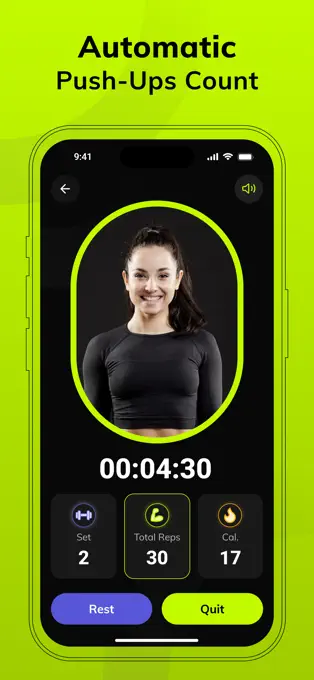 PushUp Tracker - AI 俯卧撑计数跟踪工具[iOS][内购限免]