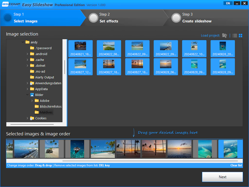 ASCOMP Easy Slideshow - 幻燈片快速制作工具[Windows][$19.9→0]
