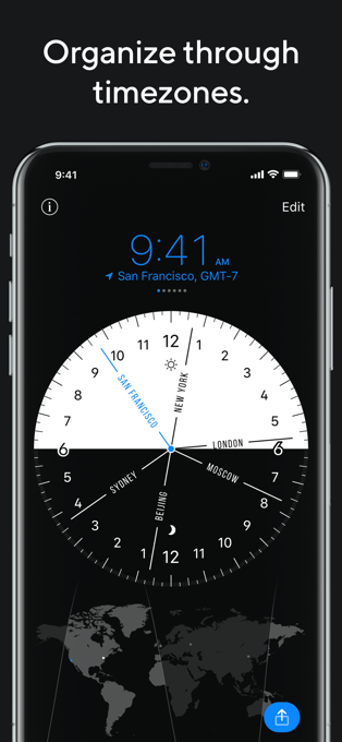 World Clock Pro Mobile - 世界时钟[iPhone][￥18→0]