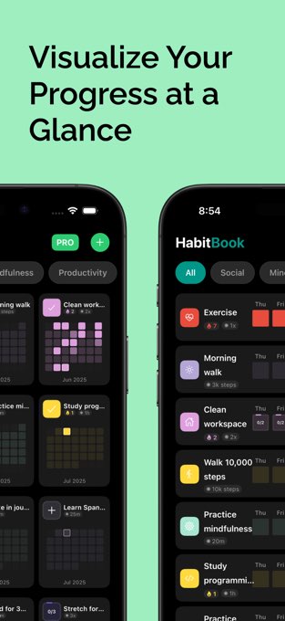 HabitBook - 习惯跟踪工具[iOS、Android][内购限免]