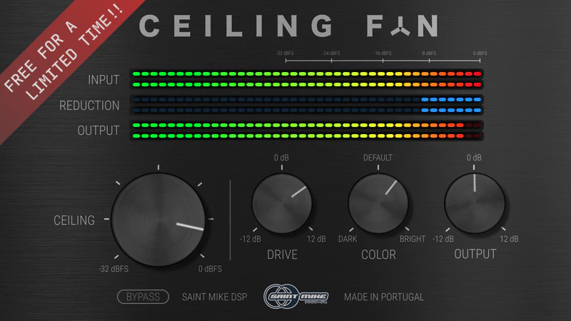 限时免费获取音频插件 Ceiling Fan[Windows、macOS]-反斗限免
