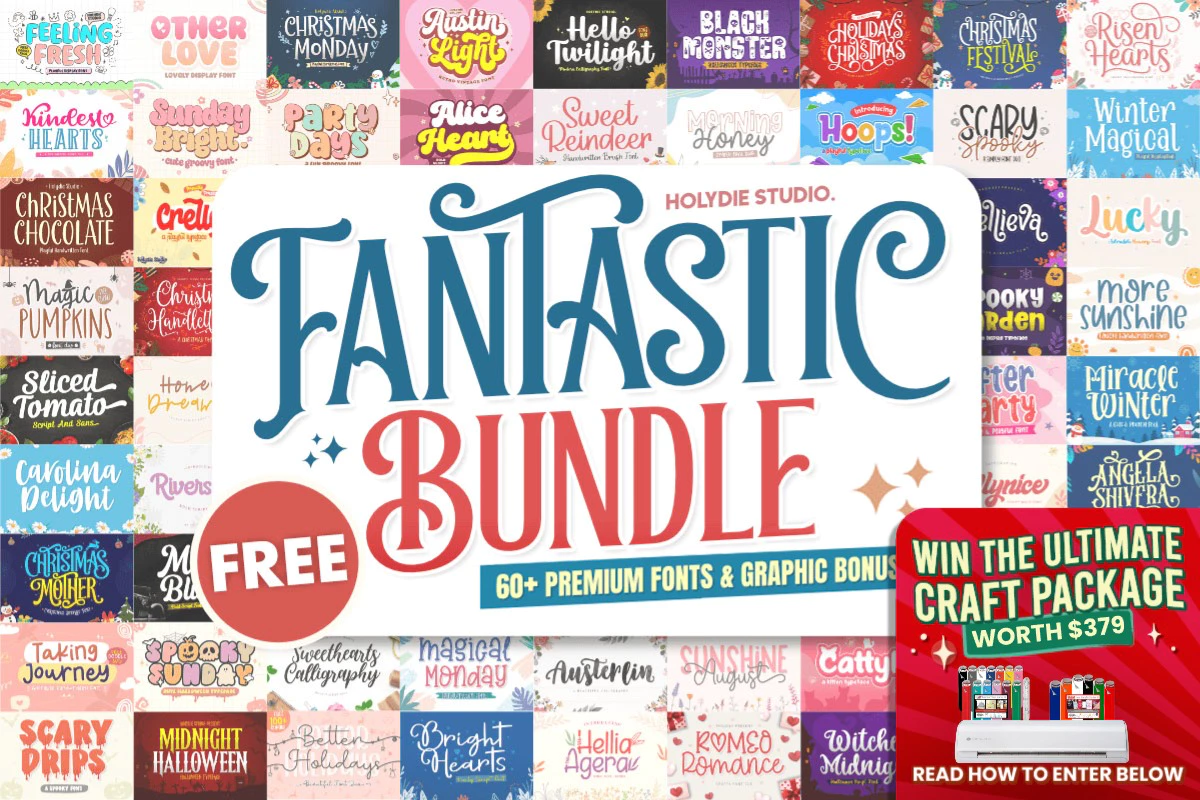 免费获取字体包 Fantastic Font Bundle[Windows、macOS][$837→0]