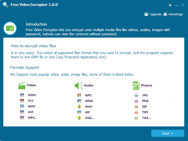 GiliSoft LockVid - 媒体文件加密工具[Windows]