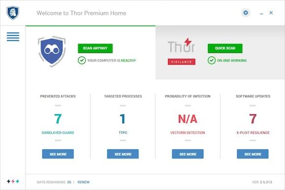免费获取一年系统防御软件 Heimdal Thor Premium Home 授权[Windows][$22→0]