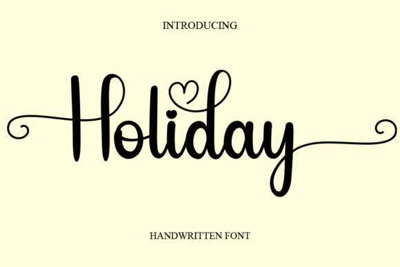 限时免费获取字体 Holiday[Windows、macOS][$16→0]