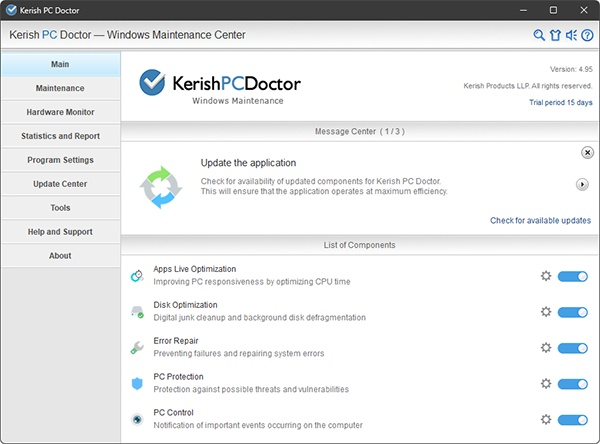 Kerish Doctor – 系统故障、错误诊断工具[Windows][$19.95→0]