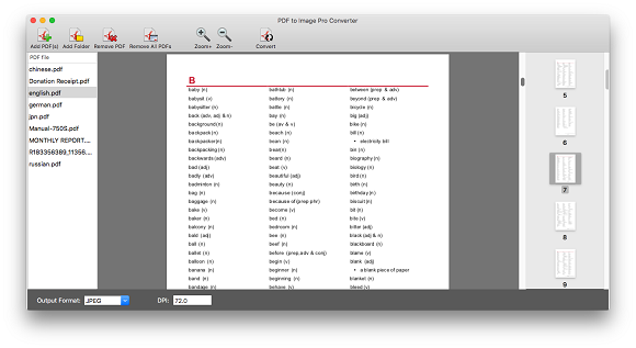 PDF to Image Batch Converter - 将 PDF 文档转换为图片[macOS][$19.9→0]