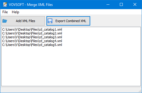 Merge XML Files - XML 文件合并工具[Windows][$19→0]-反斗限免