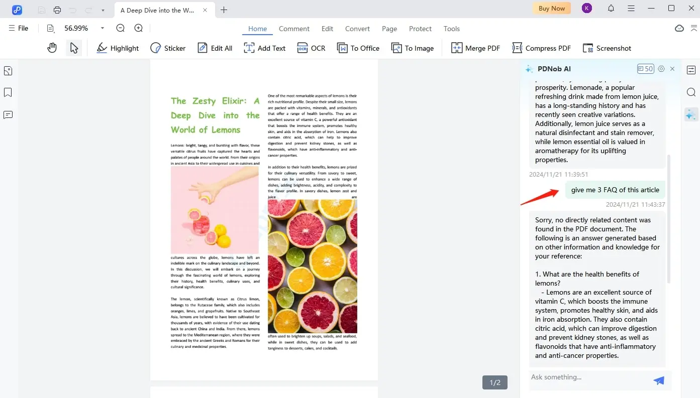 PDNob PDF Editor - PDF 文档编辑器[Windows][$14.95→0]