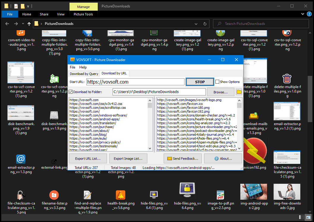 Vovsoft Picture Downloader - 网页照片下载工具[Windows][$15→0]