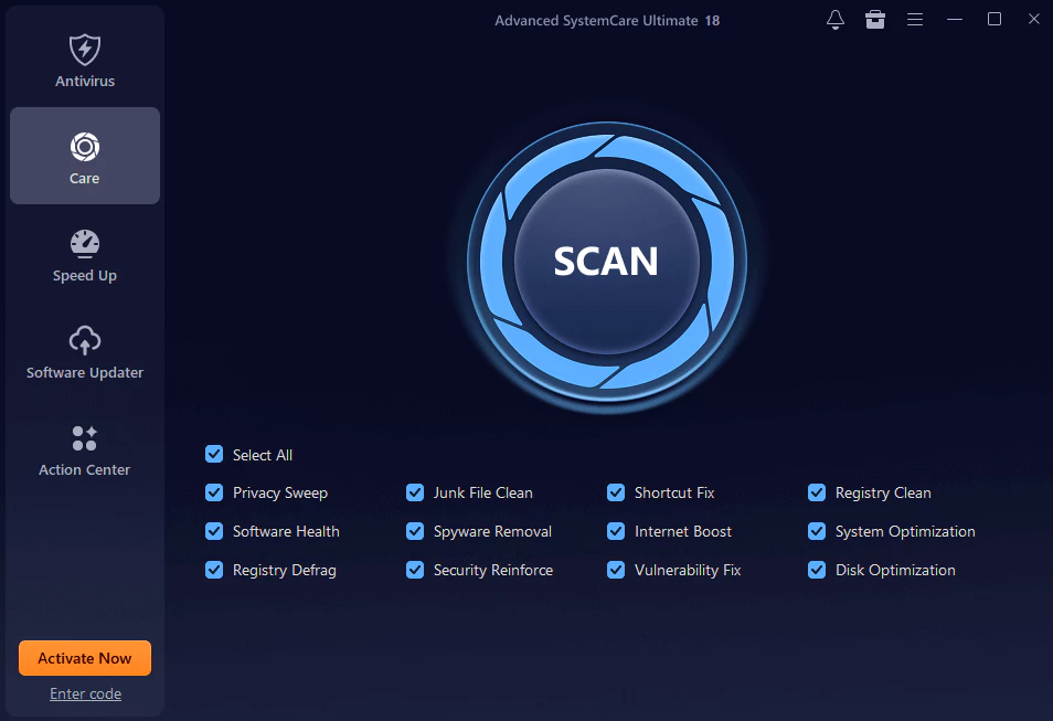限时免费获取半年 Advanced SystemCare Ultimate 18[Windows][$19.99→0]