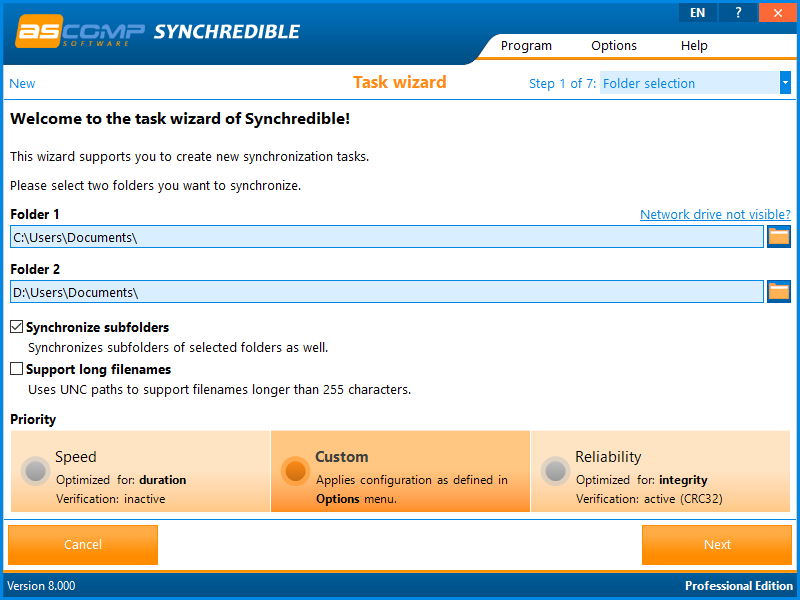 Ascomp Synchredible - 数据文件同步工具[Windows]
