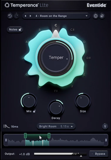 限时免费获取音频插件 Temperance Lite[Windows、macOS]
