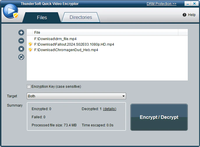 ThunderSoft Quick Video Encryptor - 视频快速加密工具[Windows][$39.99→0]