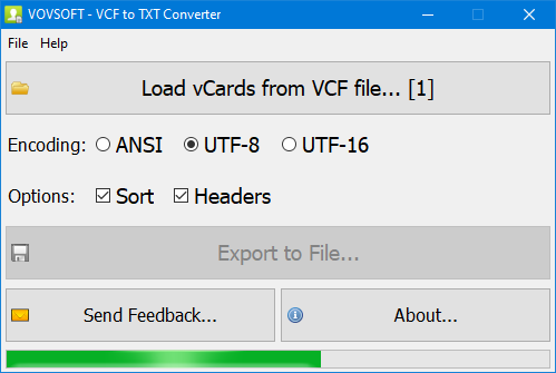 Vovsoft VCF to TXT Converter - 将 VCF 文件转换为 TXT 文件[Windows][$19→0]