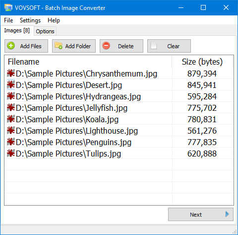 Vovsoft Batch Image Converter - 批量图片转换工具[Windows][$19→0]